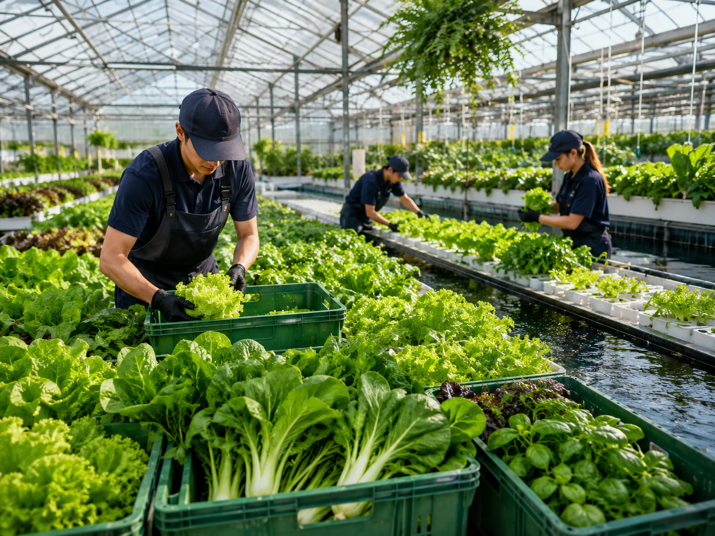 Fresh harvest ready for delivery