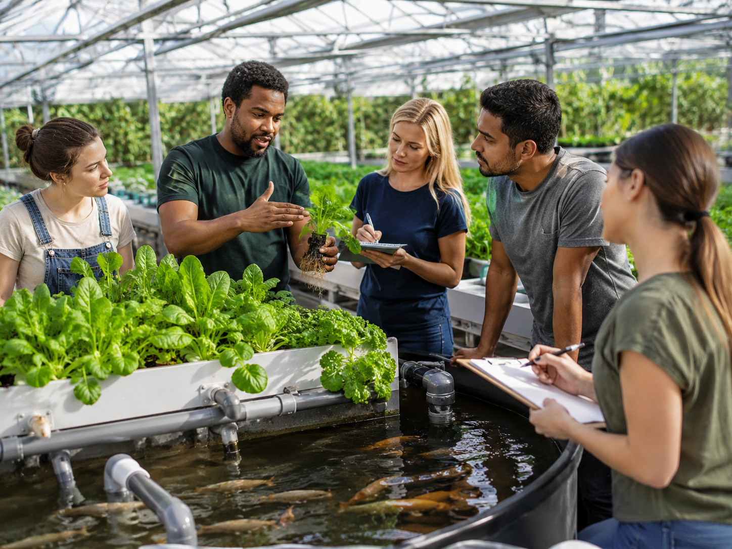 Aquaponics operator and system buyer training