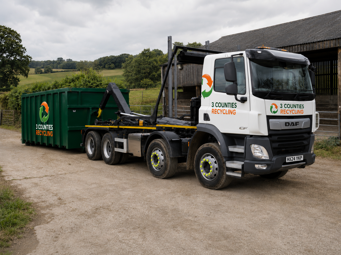 Hook loader from Three Counties Recycling