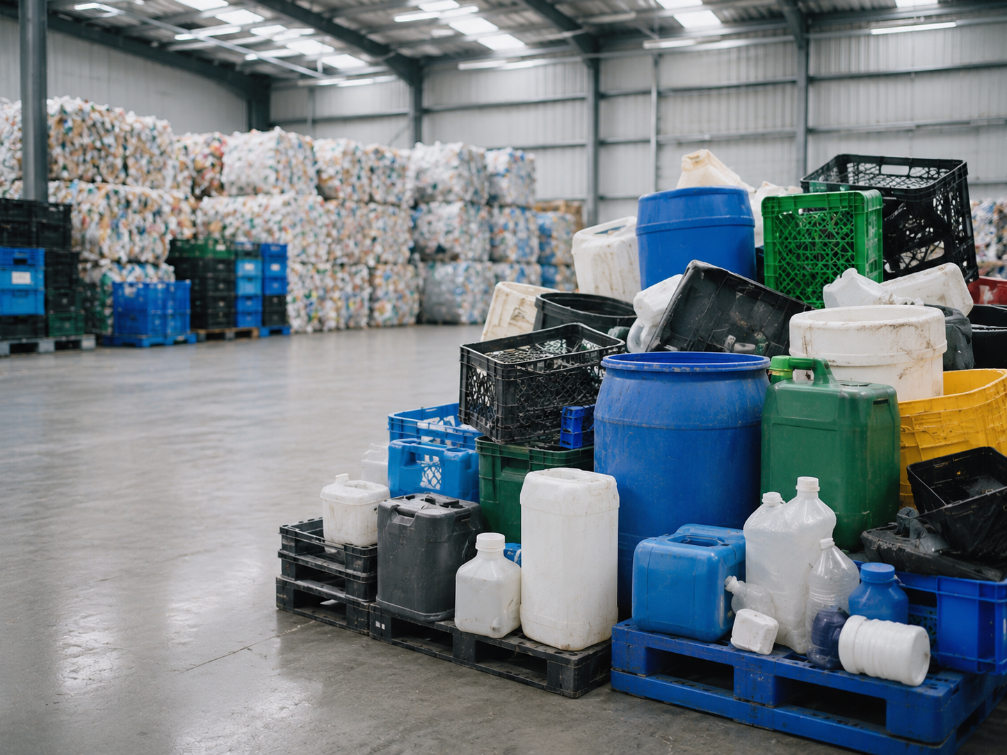 Plastics recycling at 3 Counties Waste