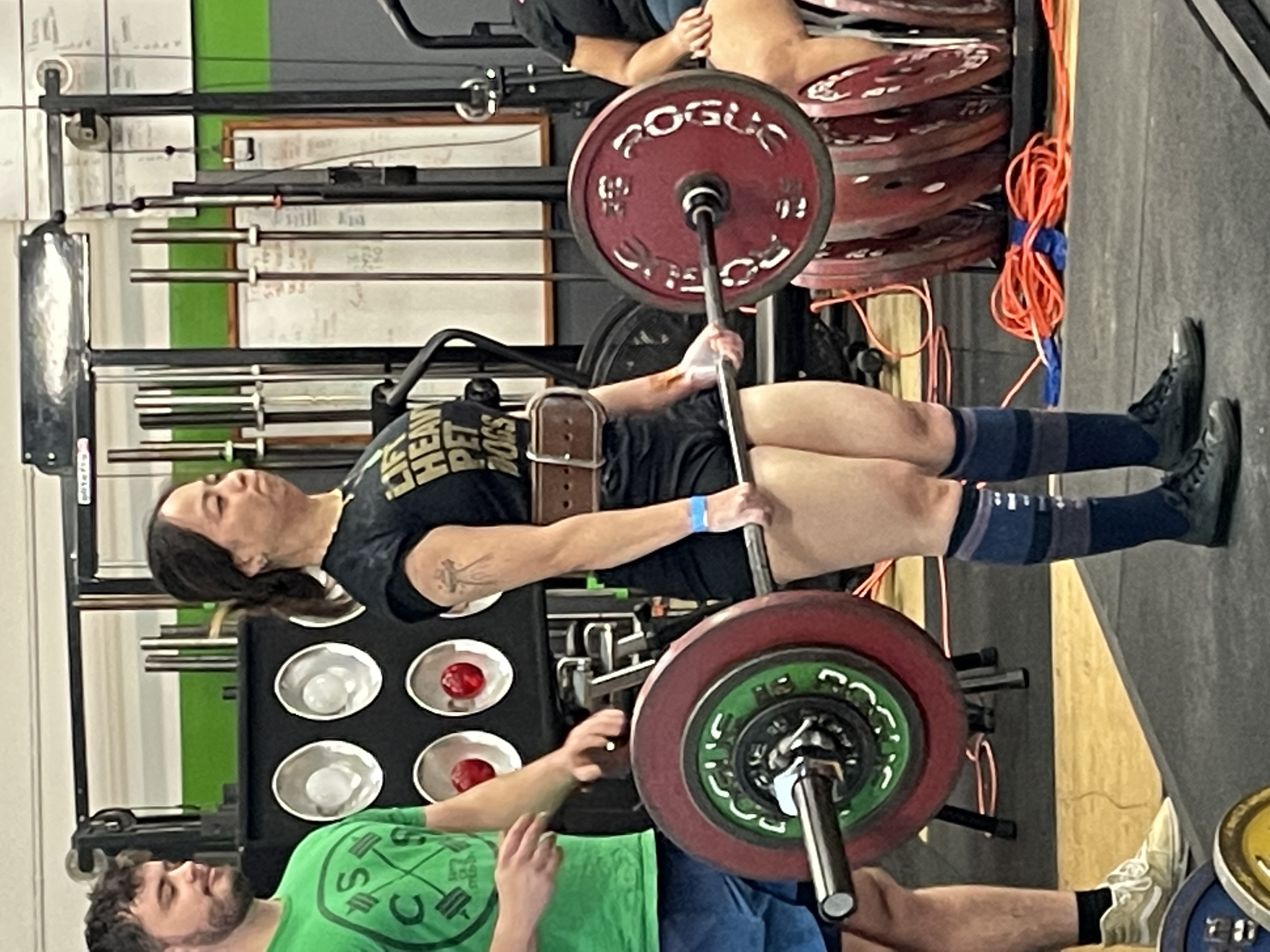 Santa Cruz Strength member competing in a deadlift