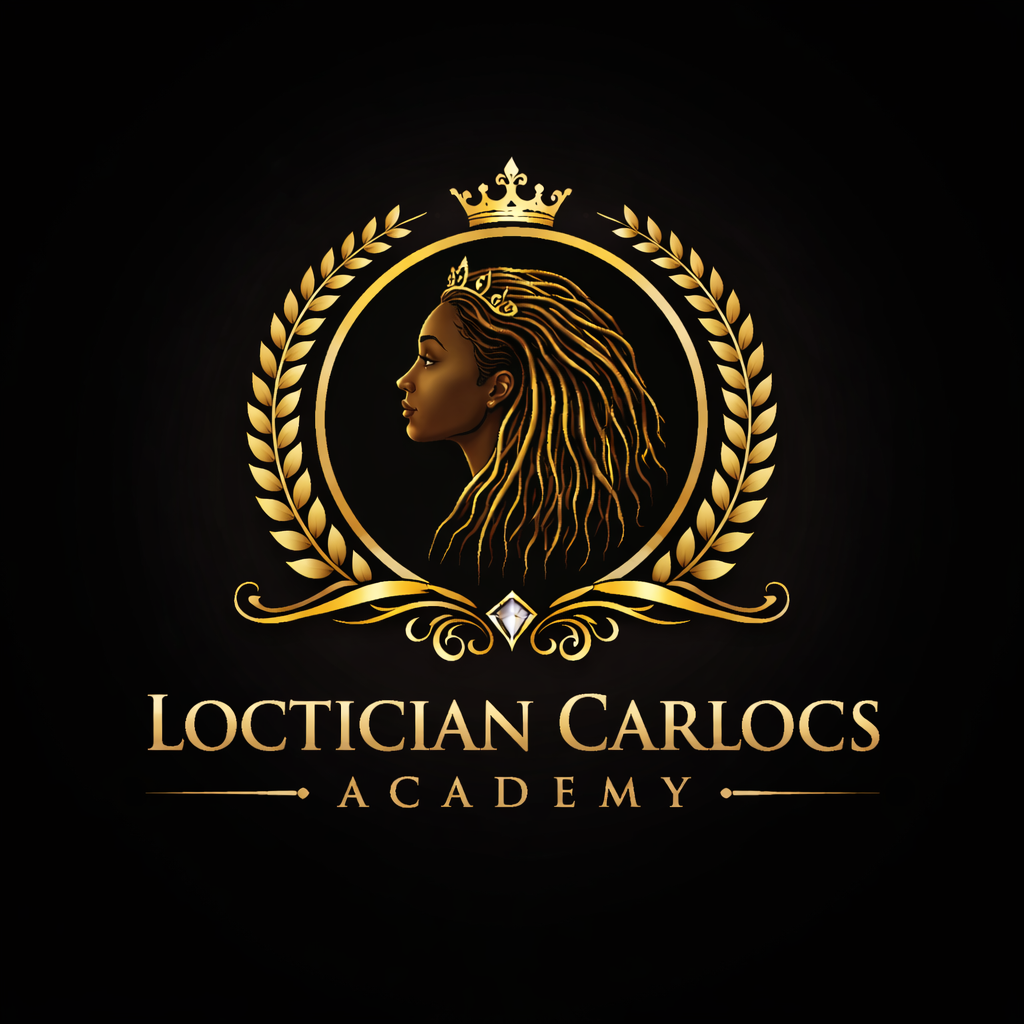Loctician Carlocs Academy Logo
