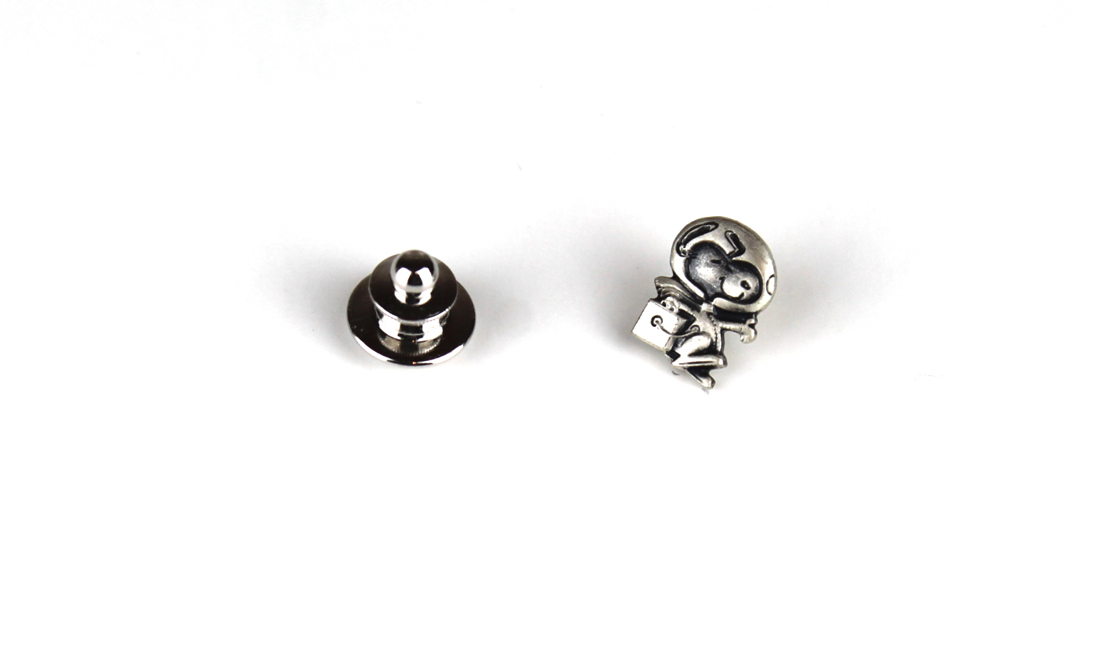 Walt Cunningham's Flown Silver Snoopy Pin