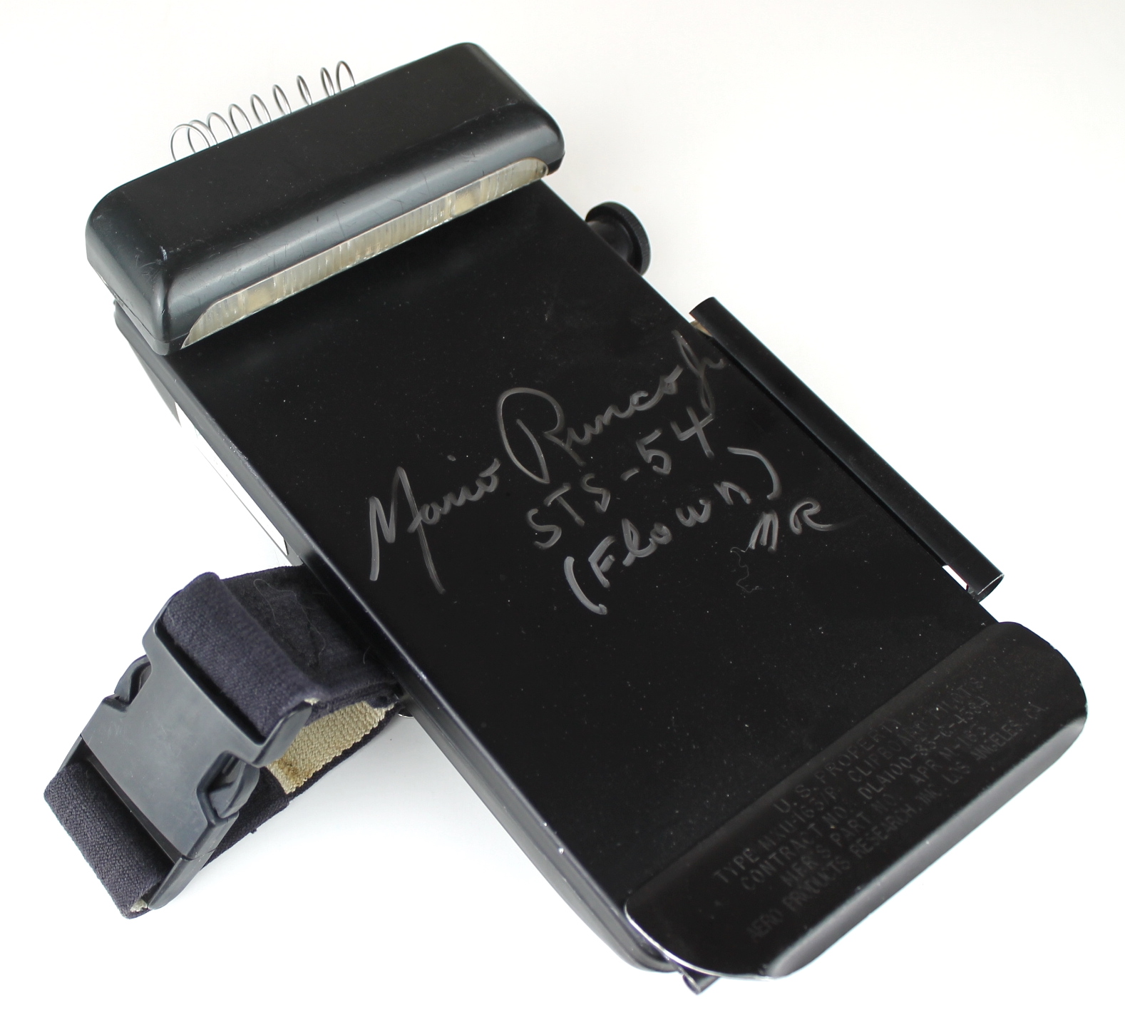 Mario Runco's Flown STS-54 Knee Pad