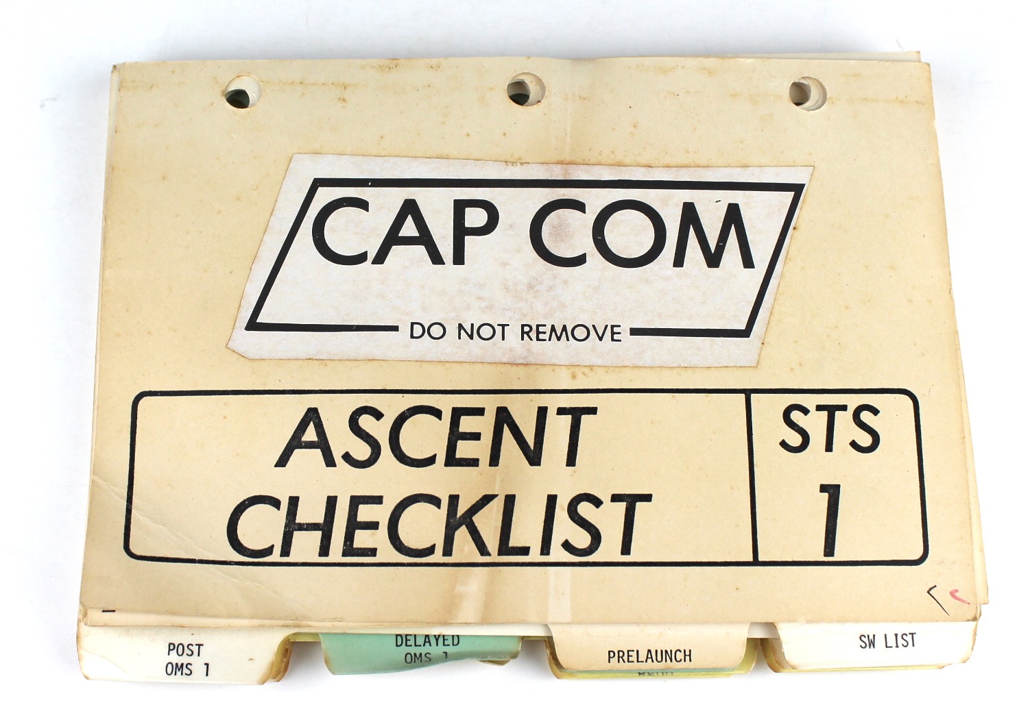 CAPCOM Ascent Checklist