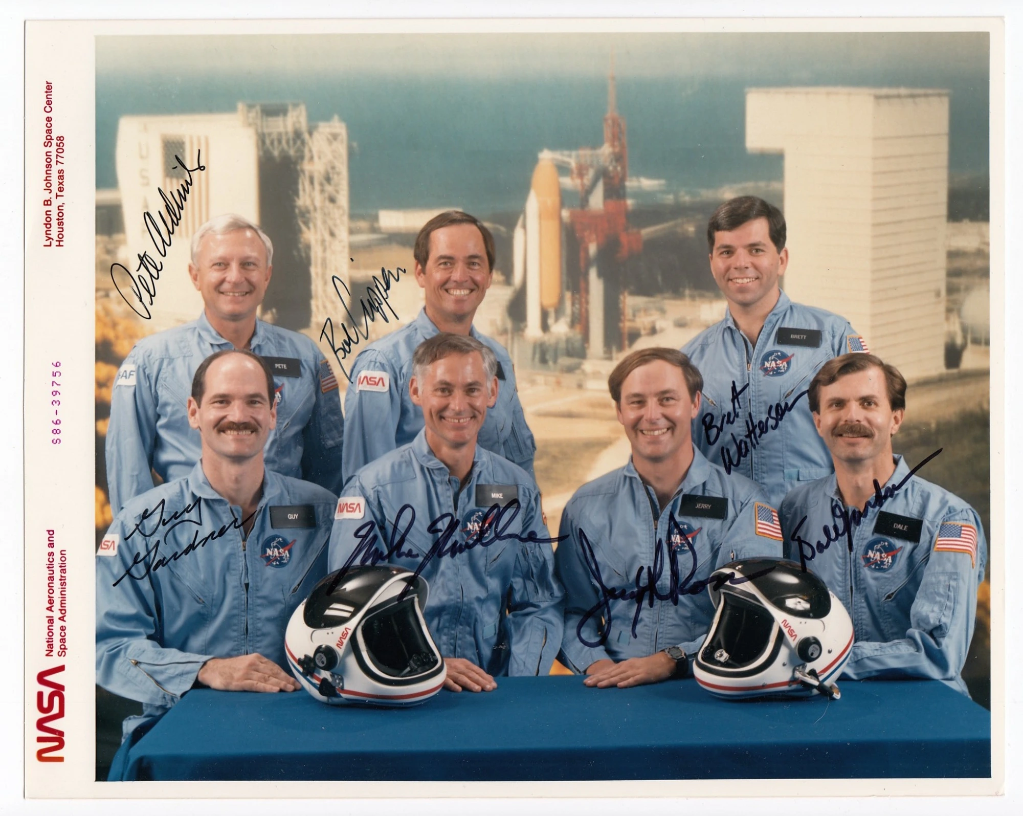 STS-62A Cancelled Mission Crew-Signed Photo