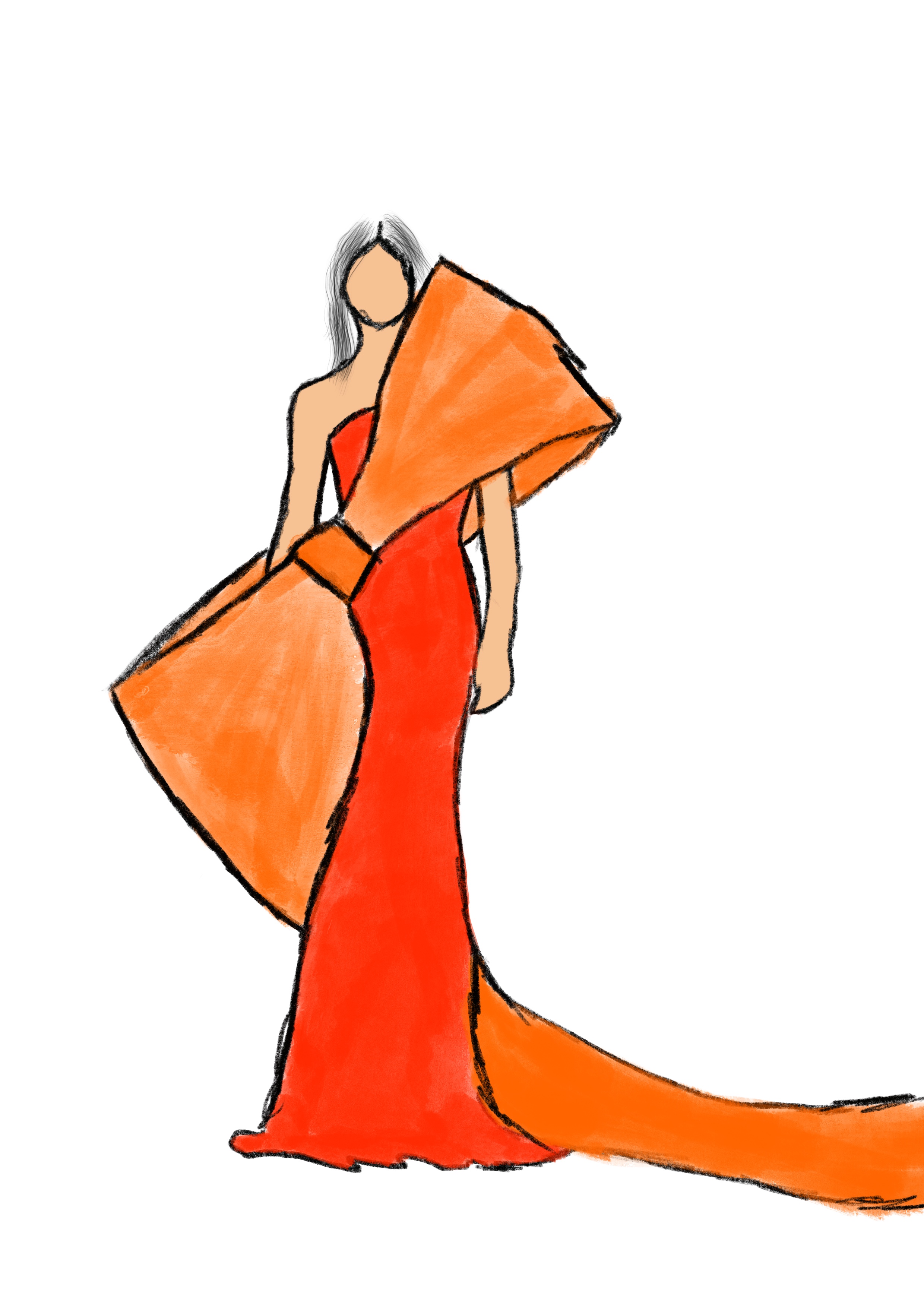 Inferno Gown · Editorial