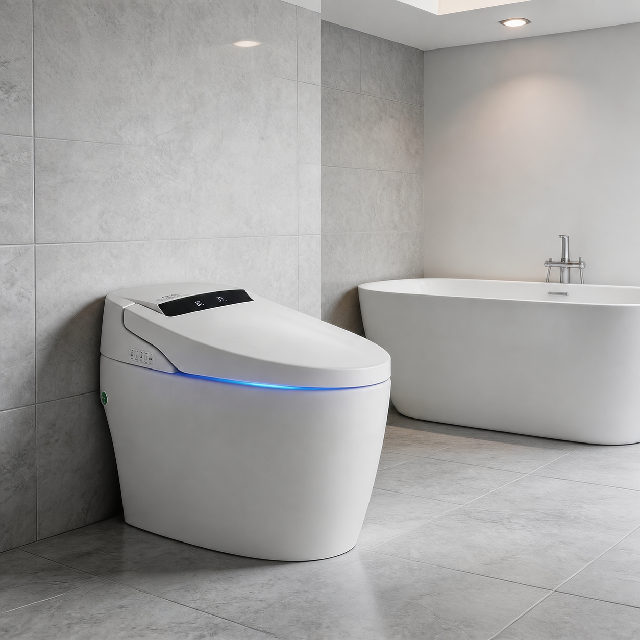 Minimalist luxury bathroom