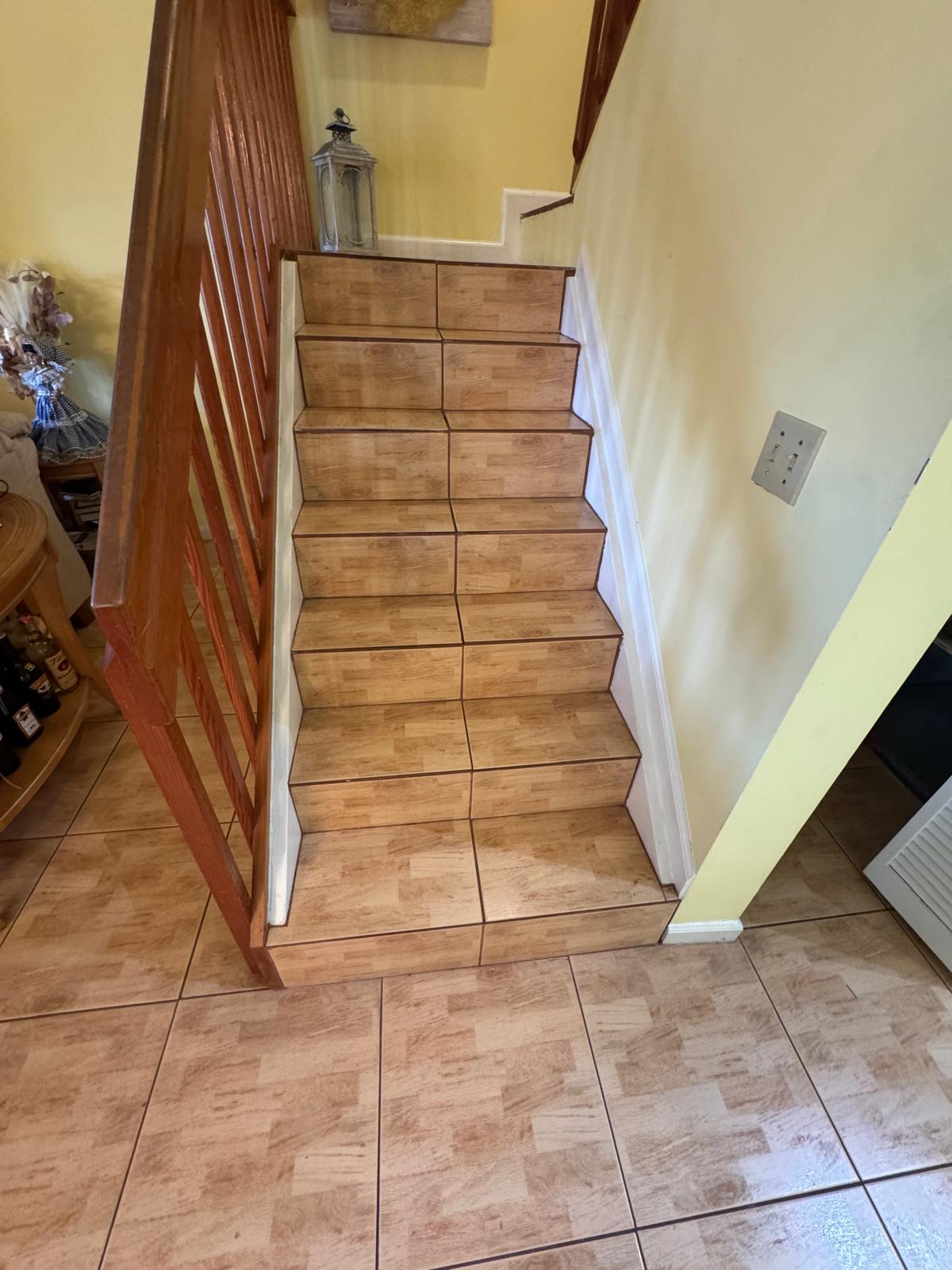 South Florida Staircase Transformation - before