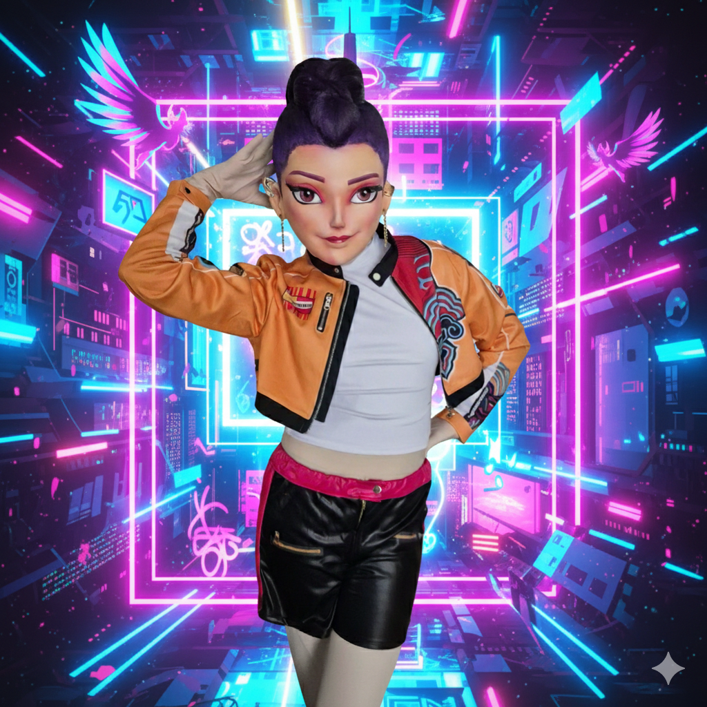 Mascotte rumi kpop hunter 