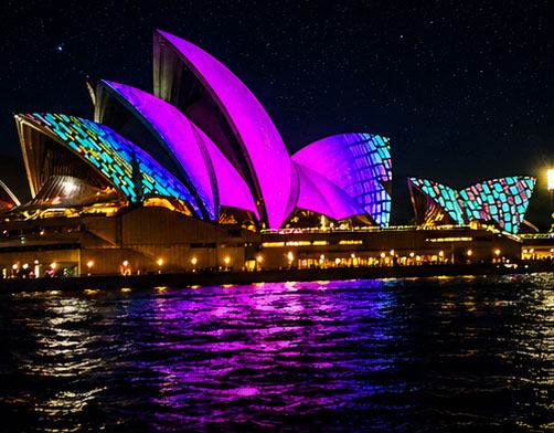 Vivid Sydney cruise photo 2