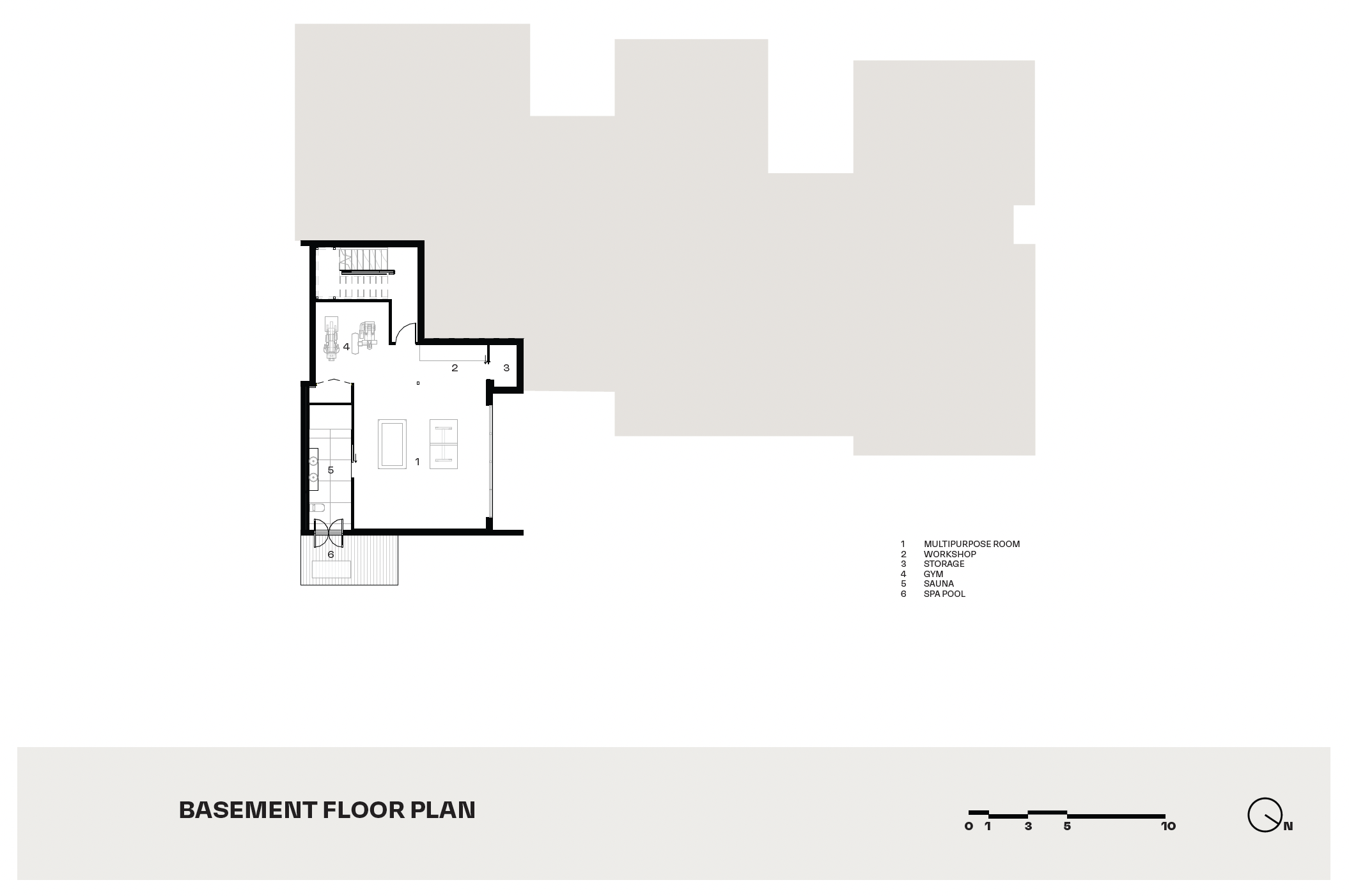 Basement floor plan