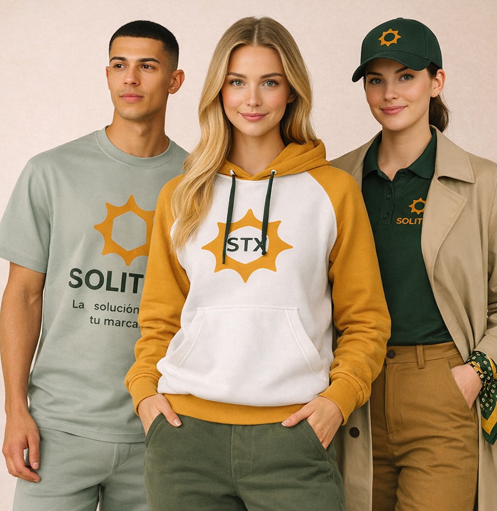 Modelos con uniformes SOLITEX personalizados