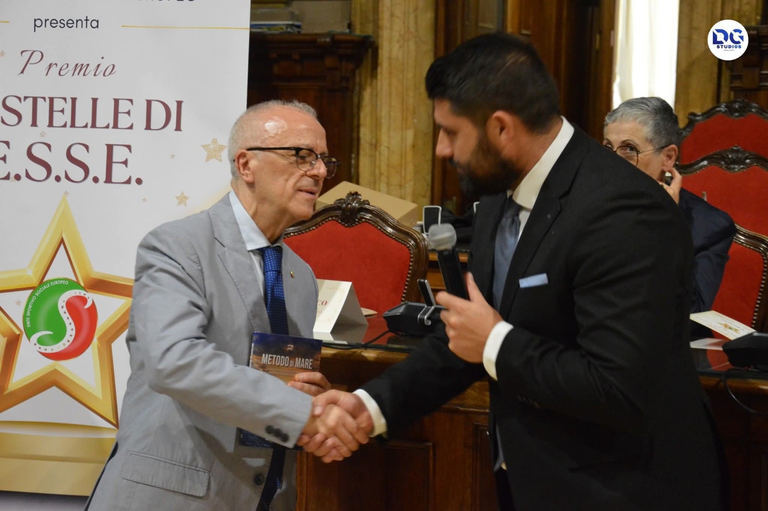Premiazione con il Presidente Massimo Di Mauro