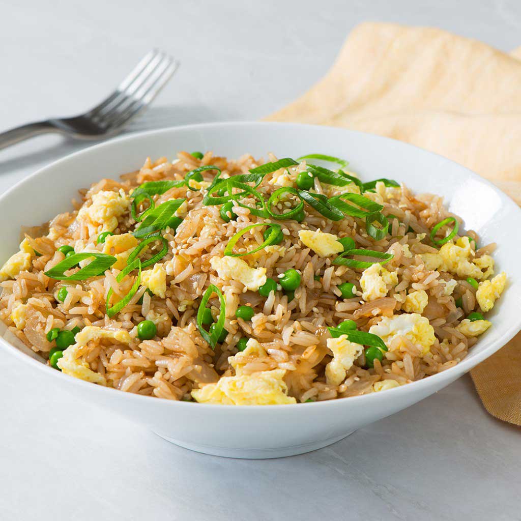 Riz Frit Poulet, Œuf & Crevettes