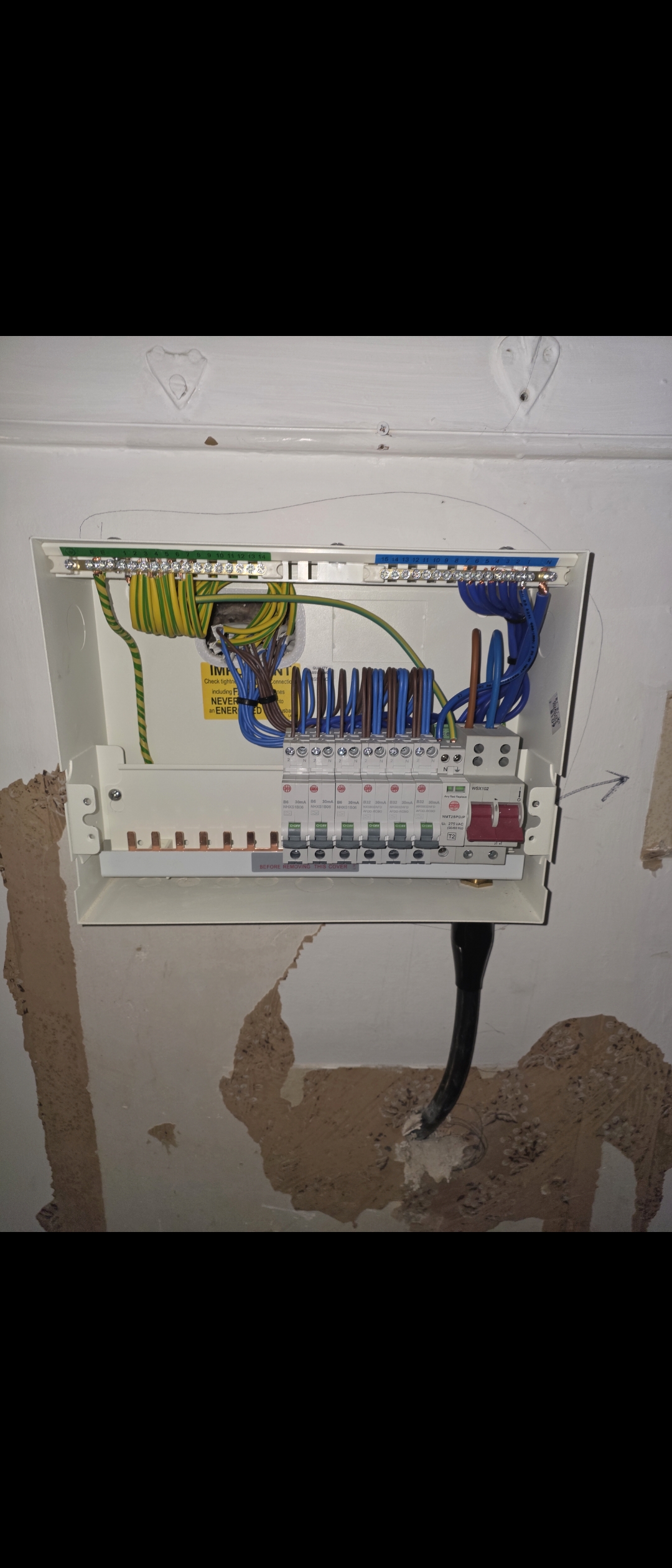 New Fuse Board Install