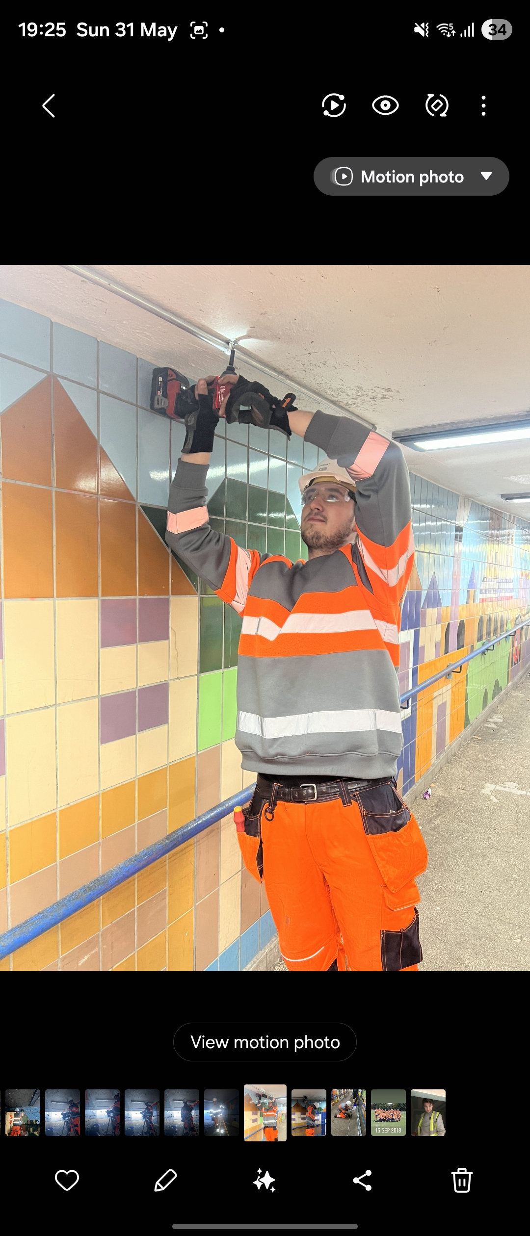 Ernest Kwiatek on site