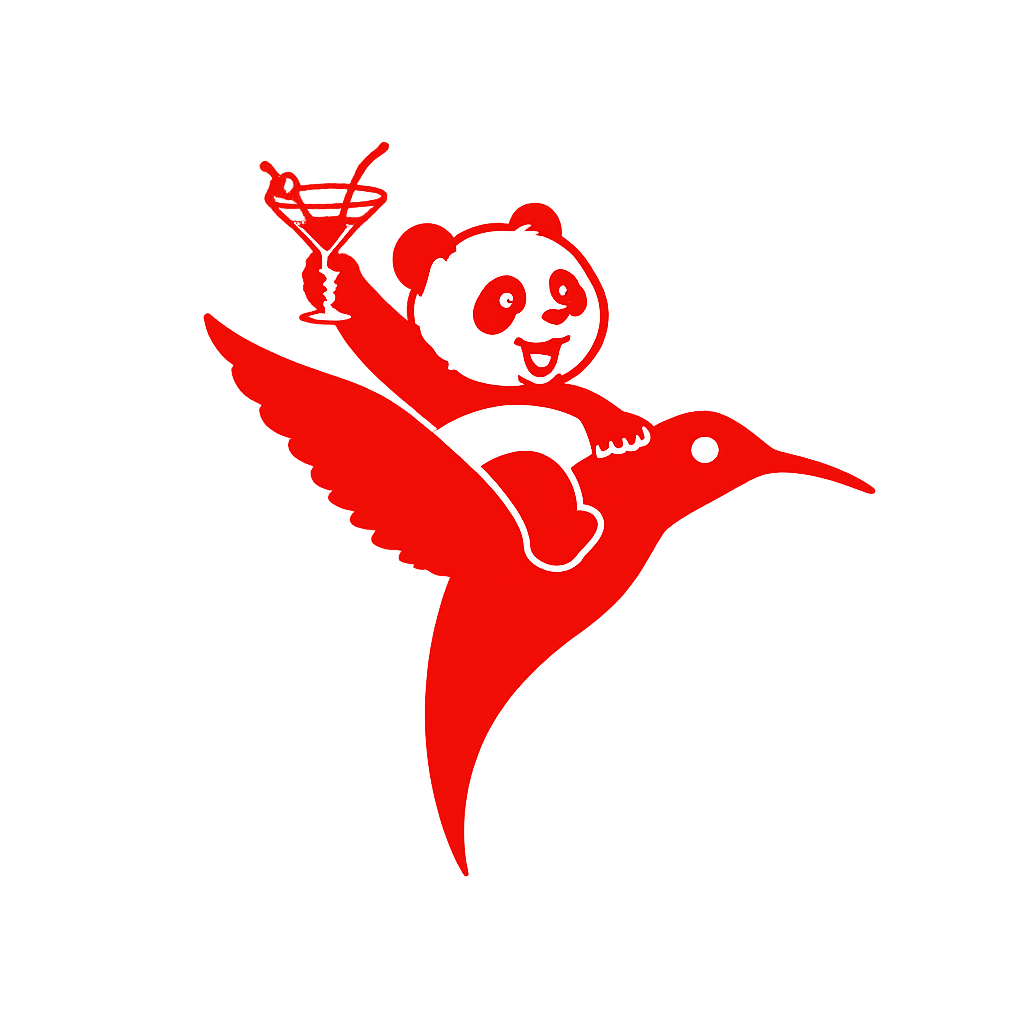 SCRM mascot in flight