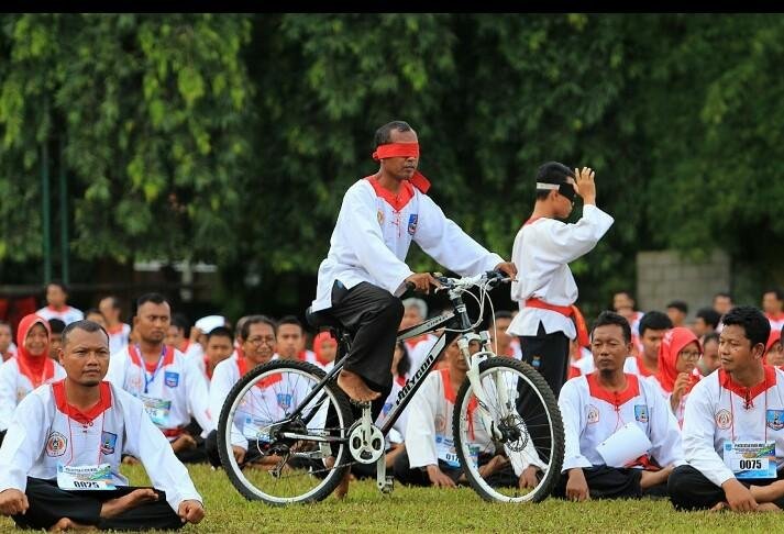 Getaran op de Fiets