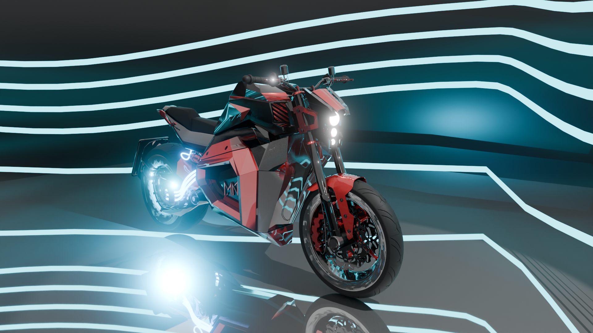 Moto MN — Túnel Neon