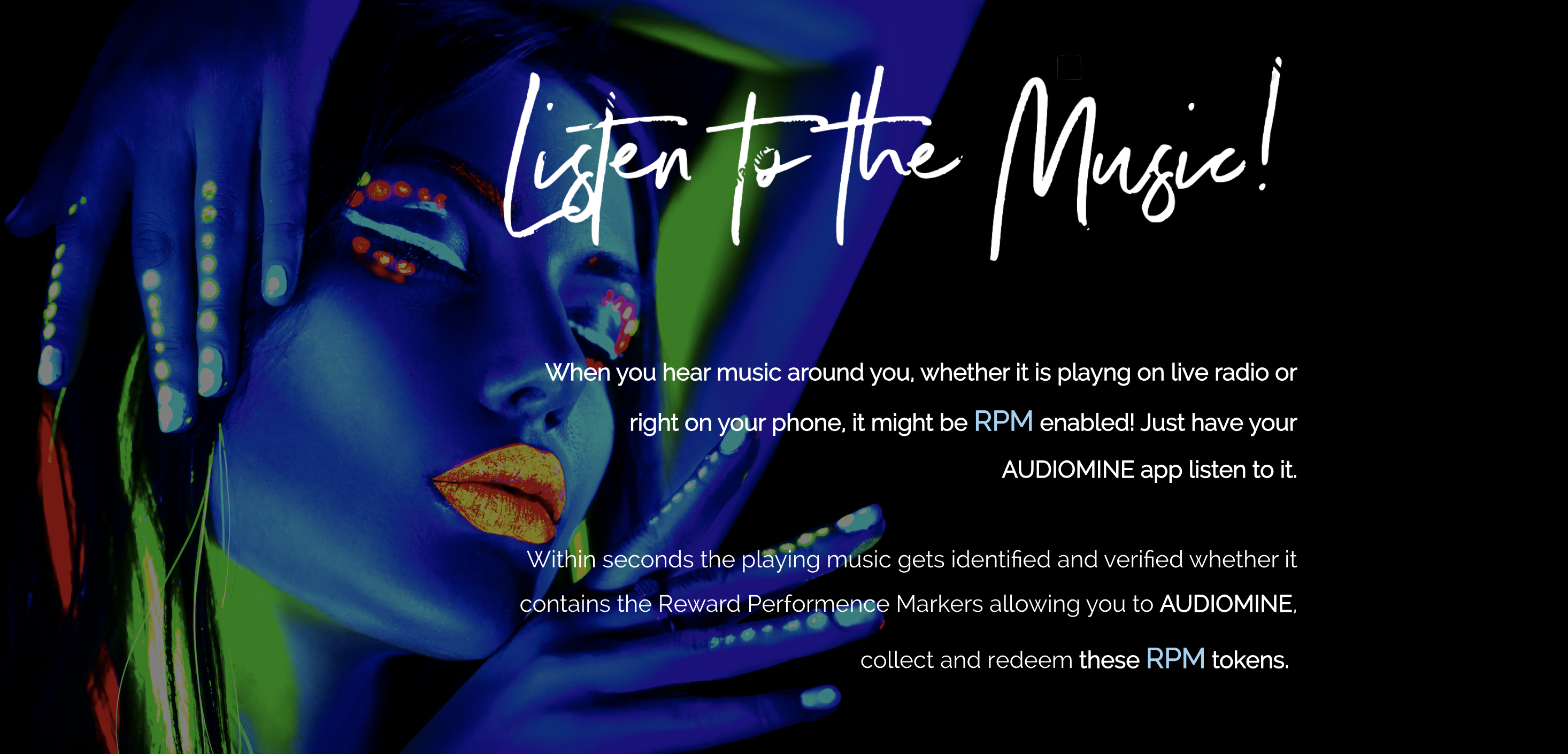 AudioMine website preview