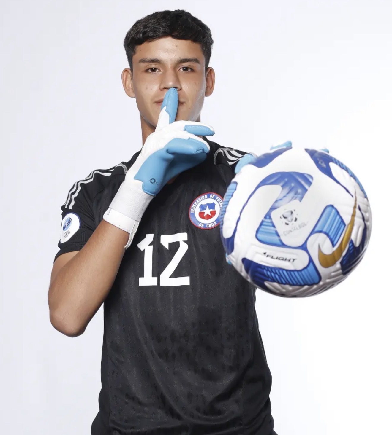 Christian Bravo - Retrato oficial Selección Chilena Sub-17