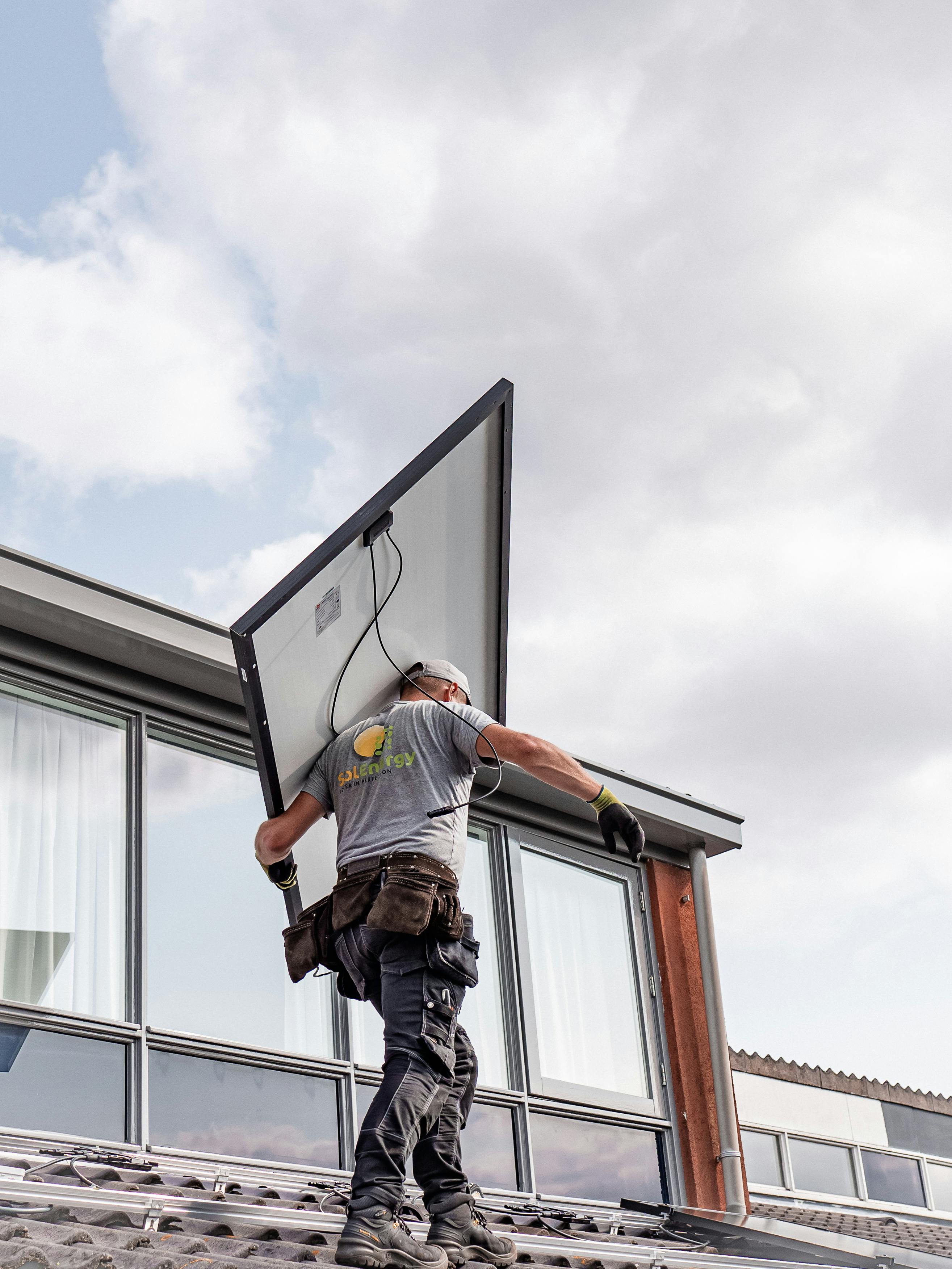 Solar Panel Installation Detail