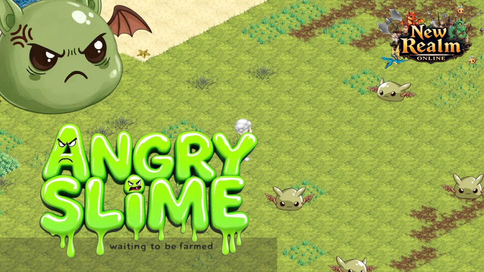 New Realm Online — Angry Slime waiting to be farmed