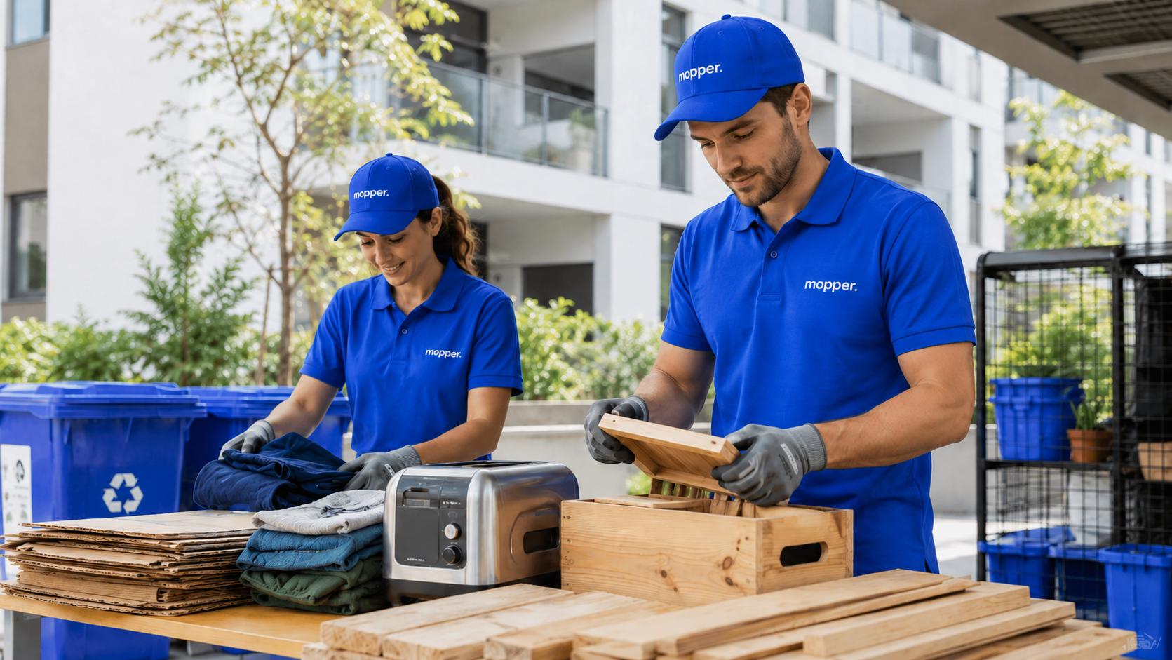 Verantwortungsvolles Recycling durch Mopper