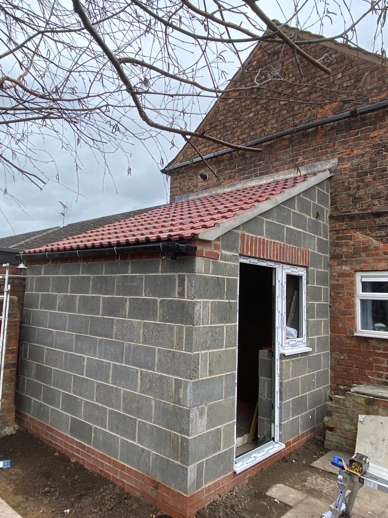 Block Extension Under Construction