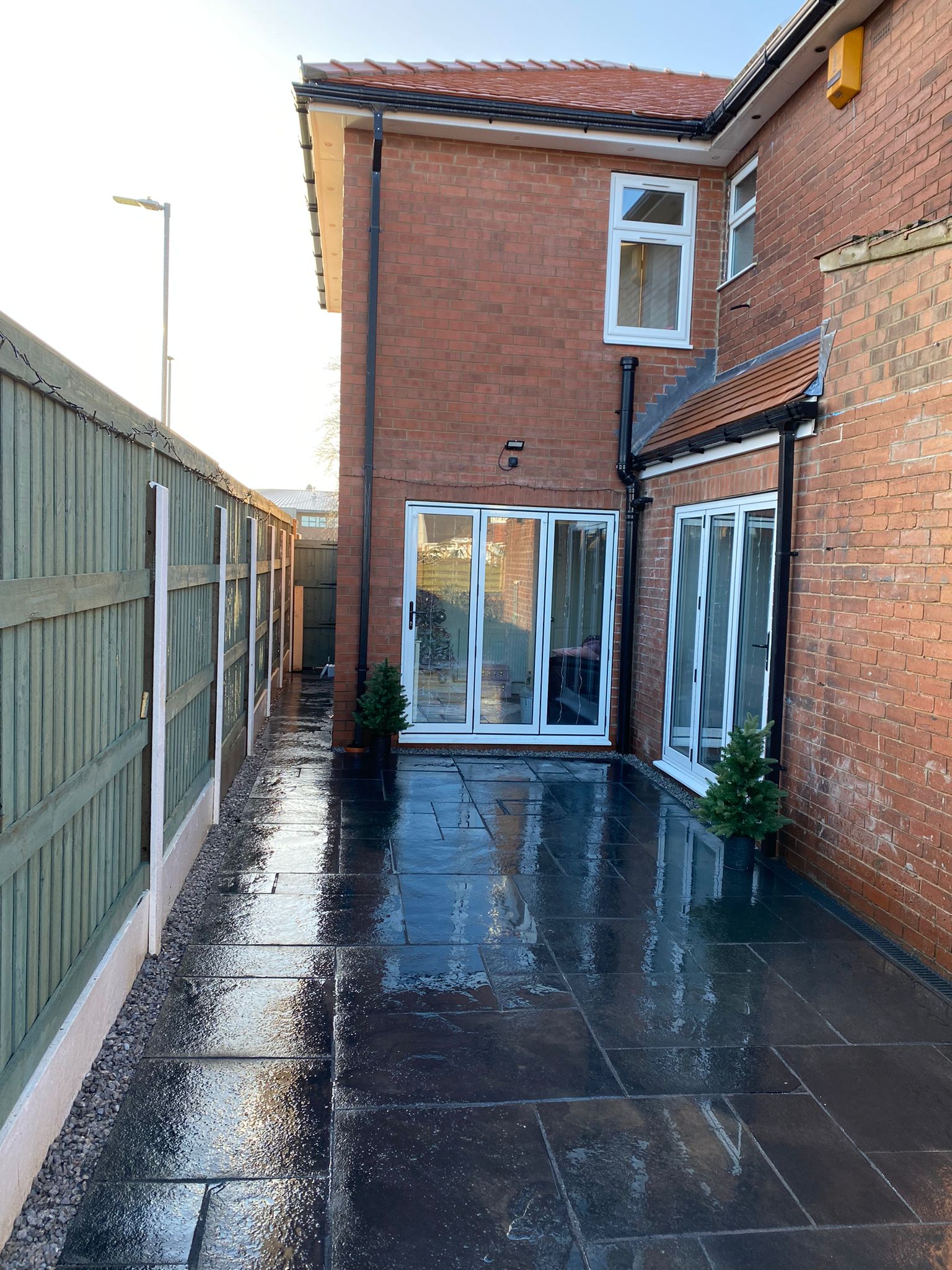 Two-Storey Extension with Black Stone Patio