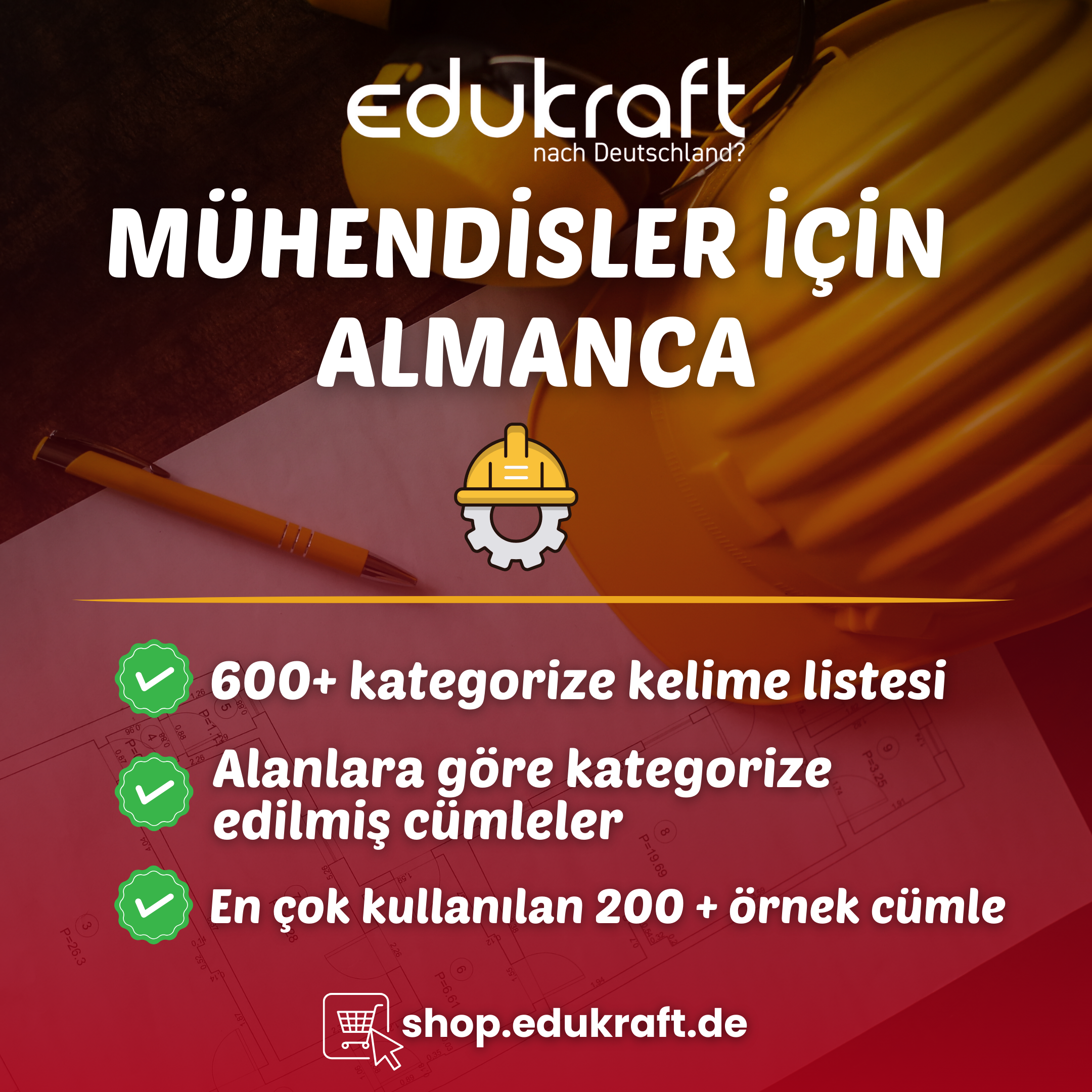 Mühendisler için Almanca
