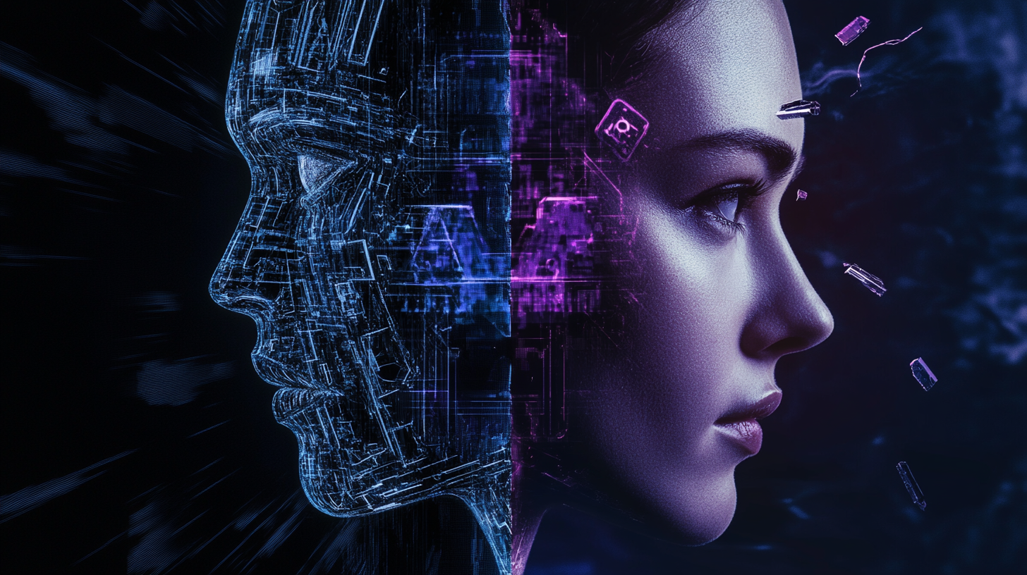 Humanized Enterprise — half AI, half human