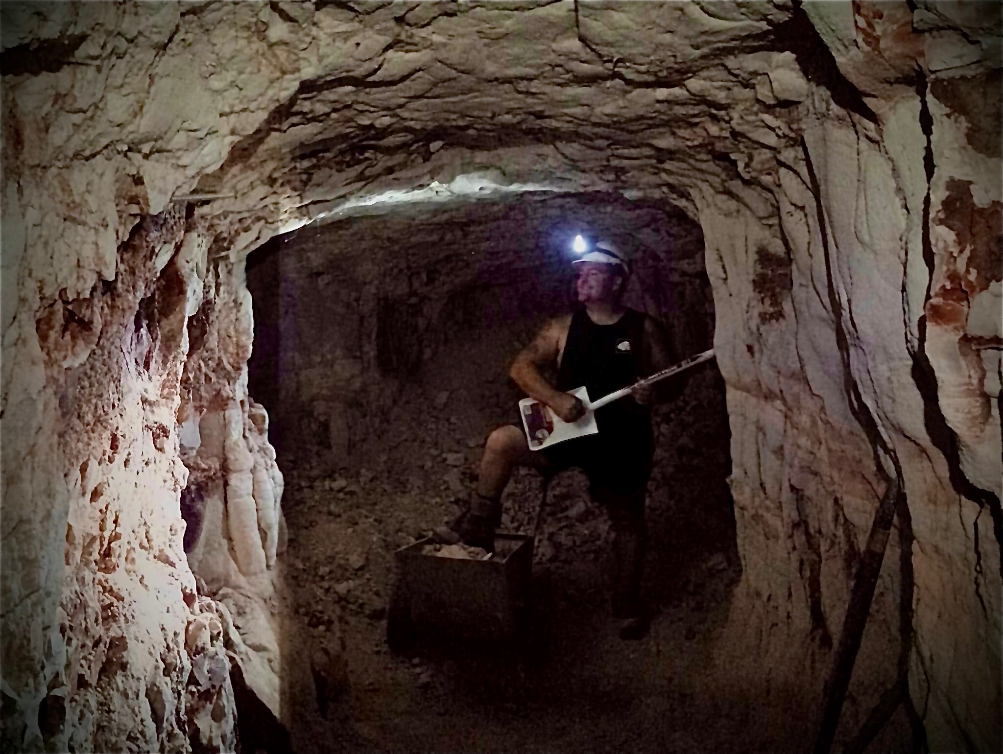 Jarrad Mining in the Opal Fields