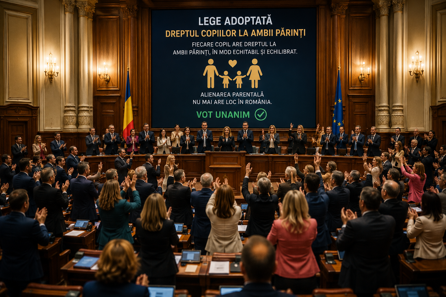 Lege adoptată — Dreptul copiilor la ambii părinți