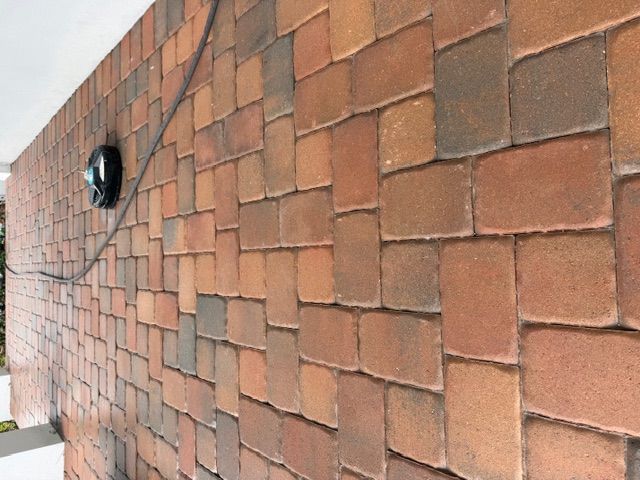 Brick paver pressure washing before and after cleaning in Narcoossee and Lake Nona