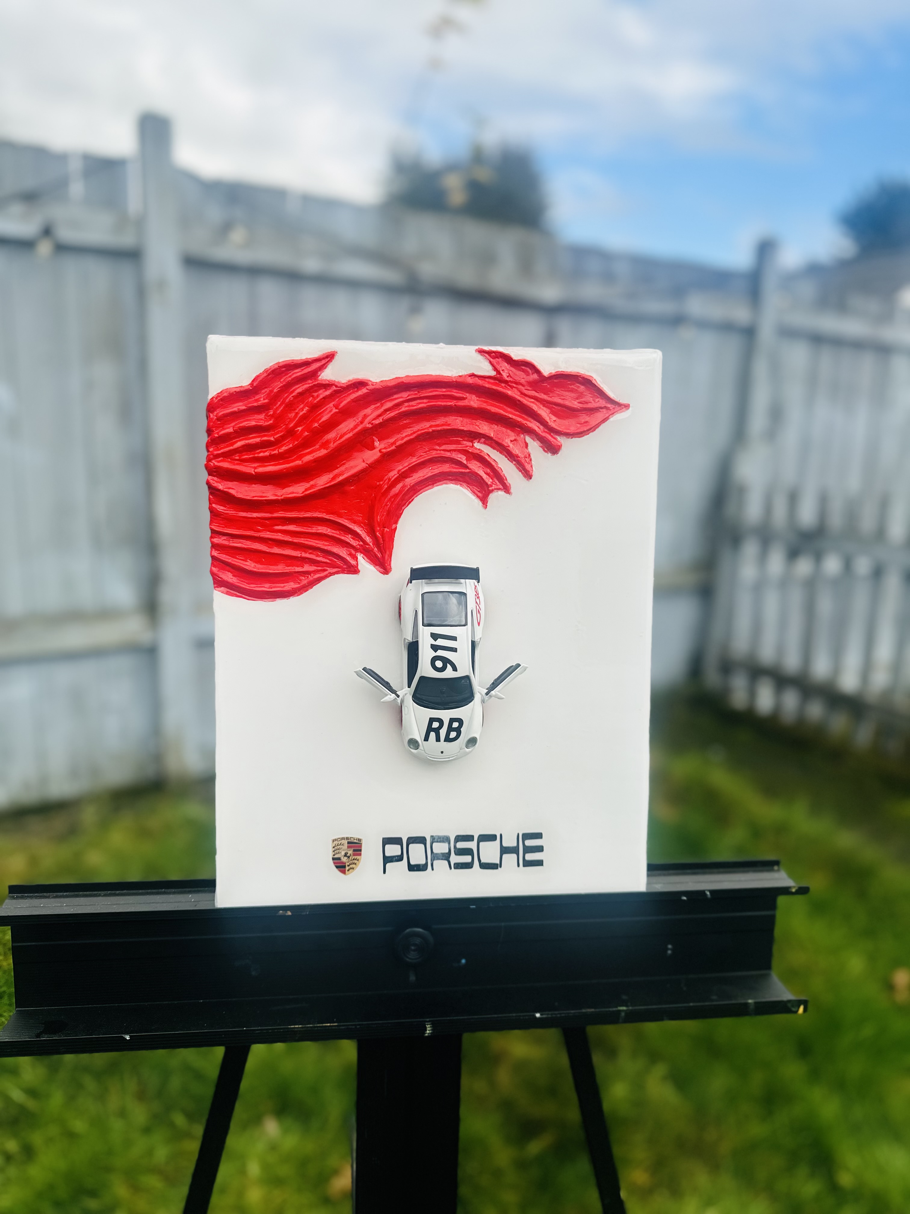 Customised GTR-S Porsche Wall Art