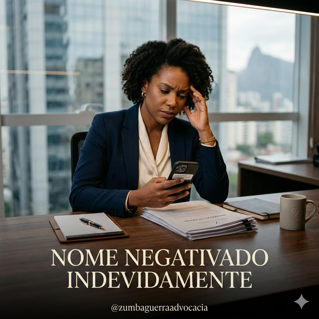 Nome negativado indevidamente: Guia completo sobre seus direitos e indenização