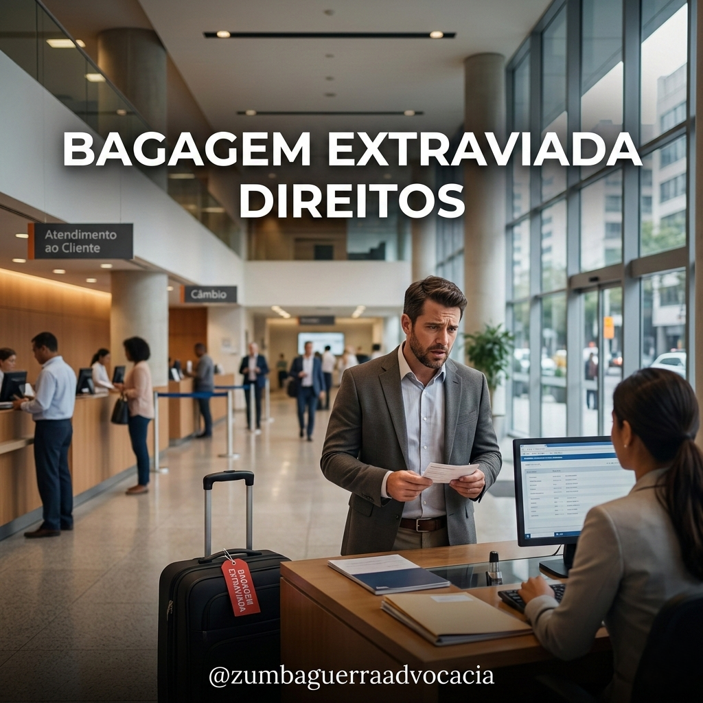 Bagagem extraviada direitos