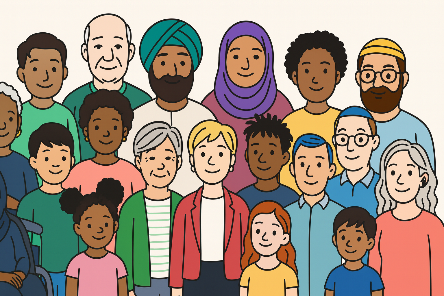 Diverse community representing tenant-first approach