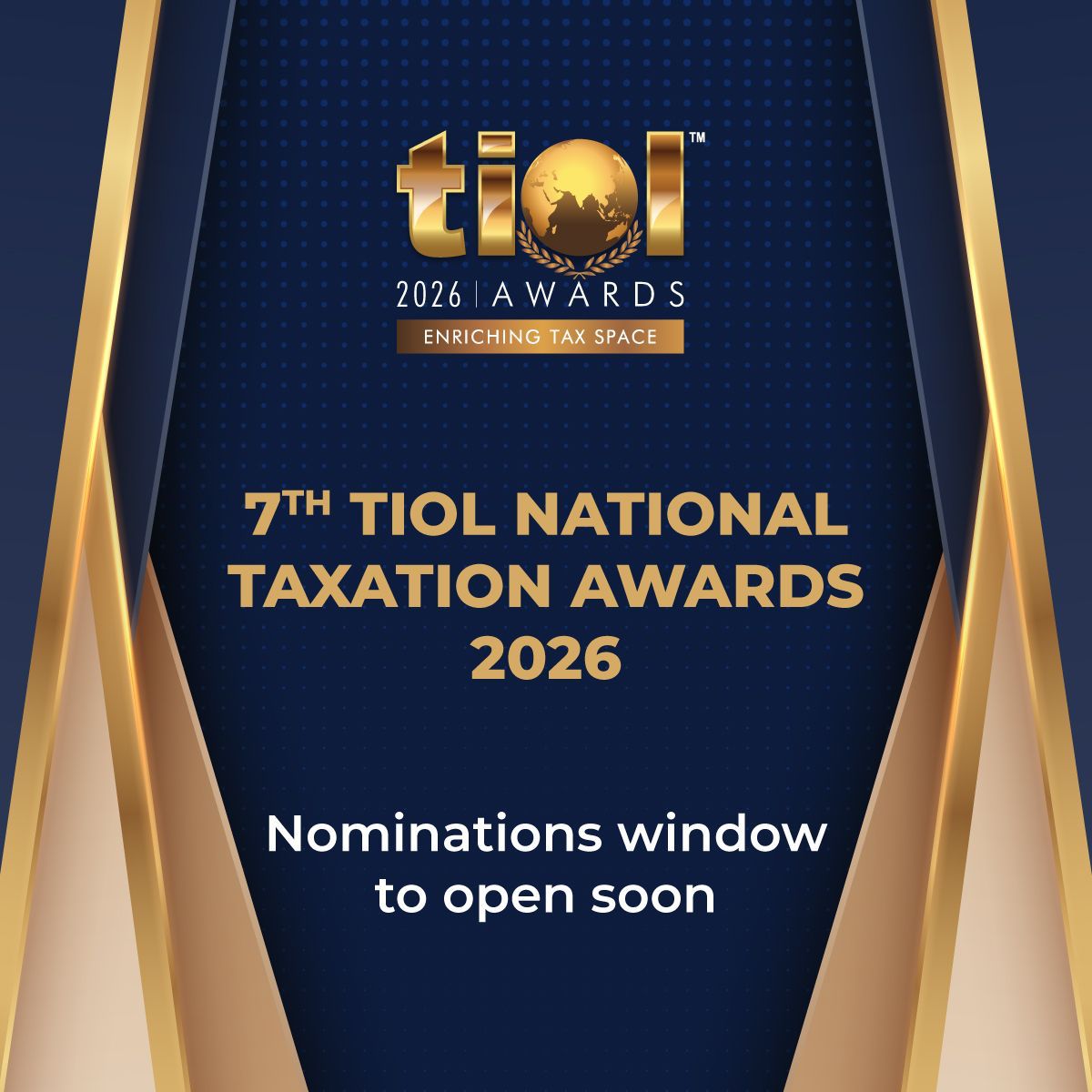7th TIOL National Taxation Awards 2026 — Nominations window to open soon