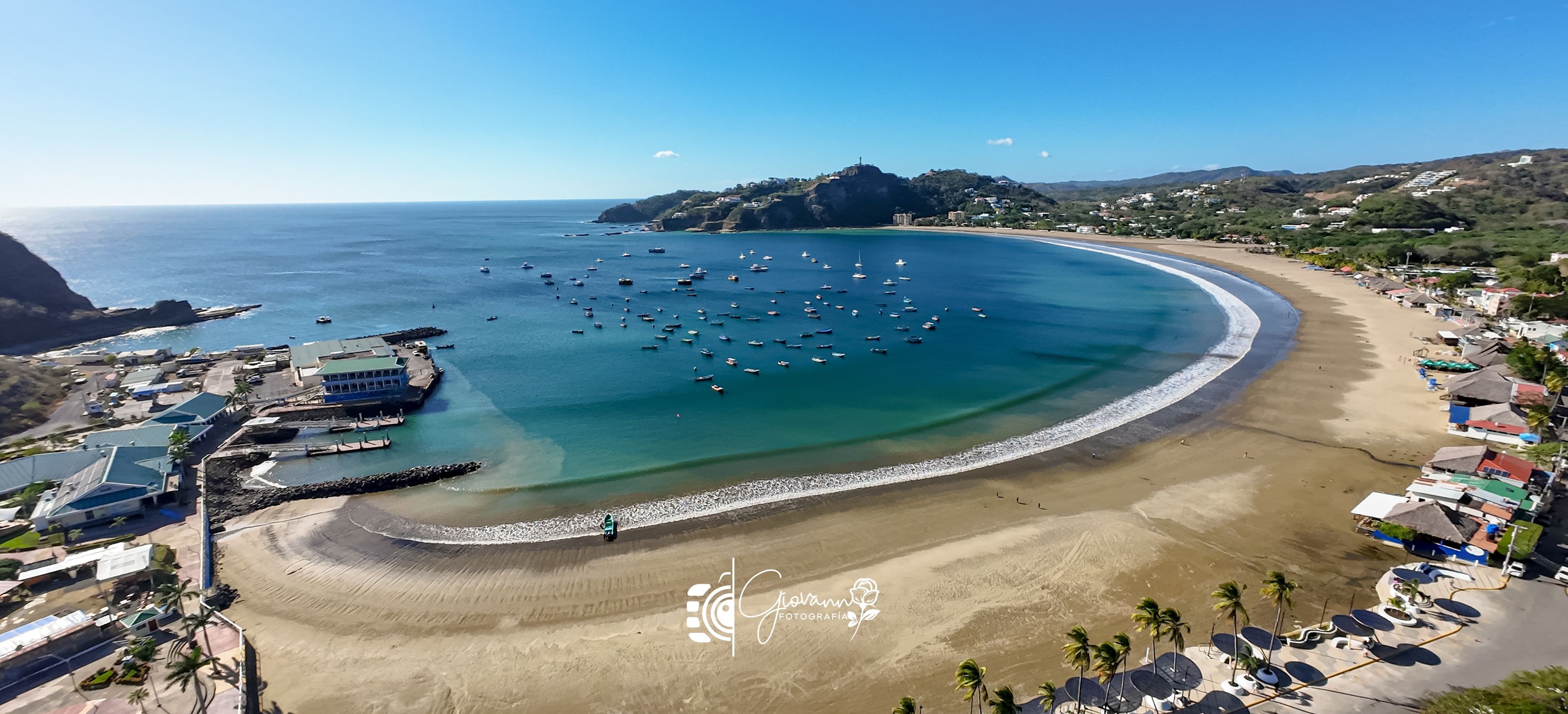 San Juan del Sur Bay - Aerial View