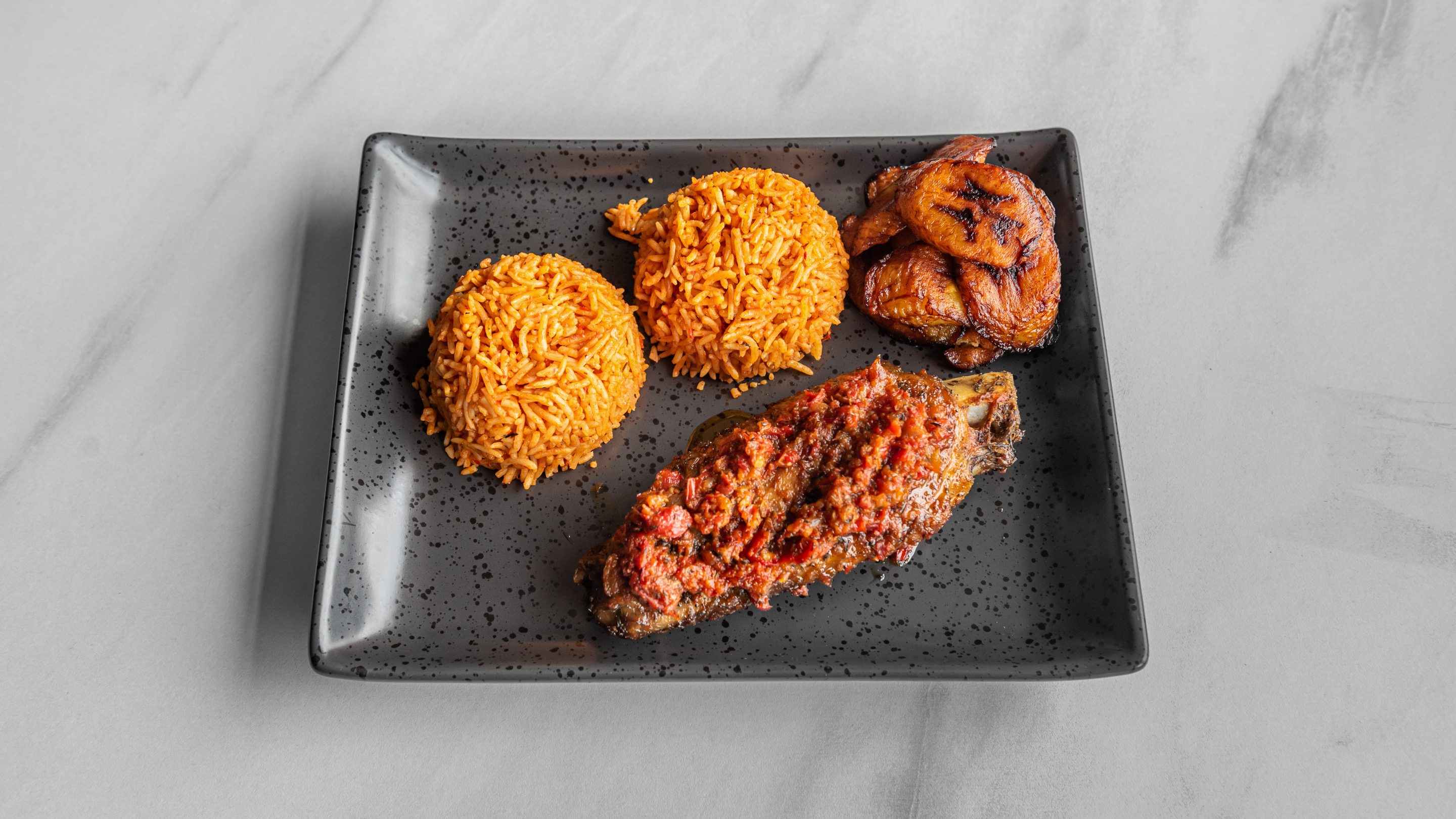 Jollof Rice & Plantain