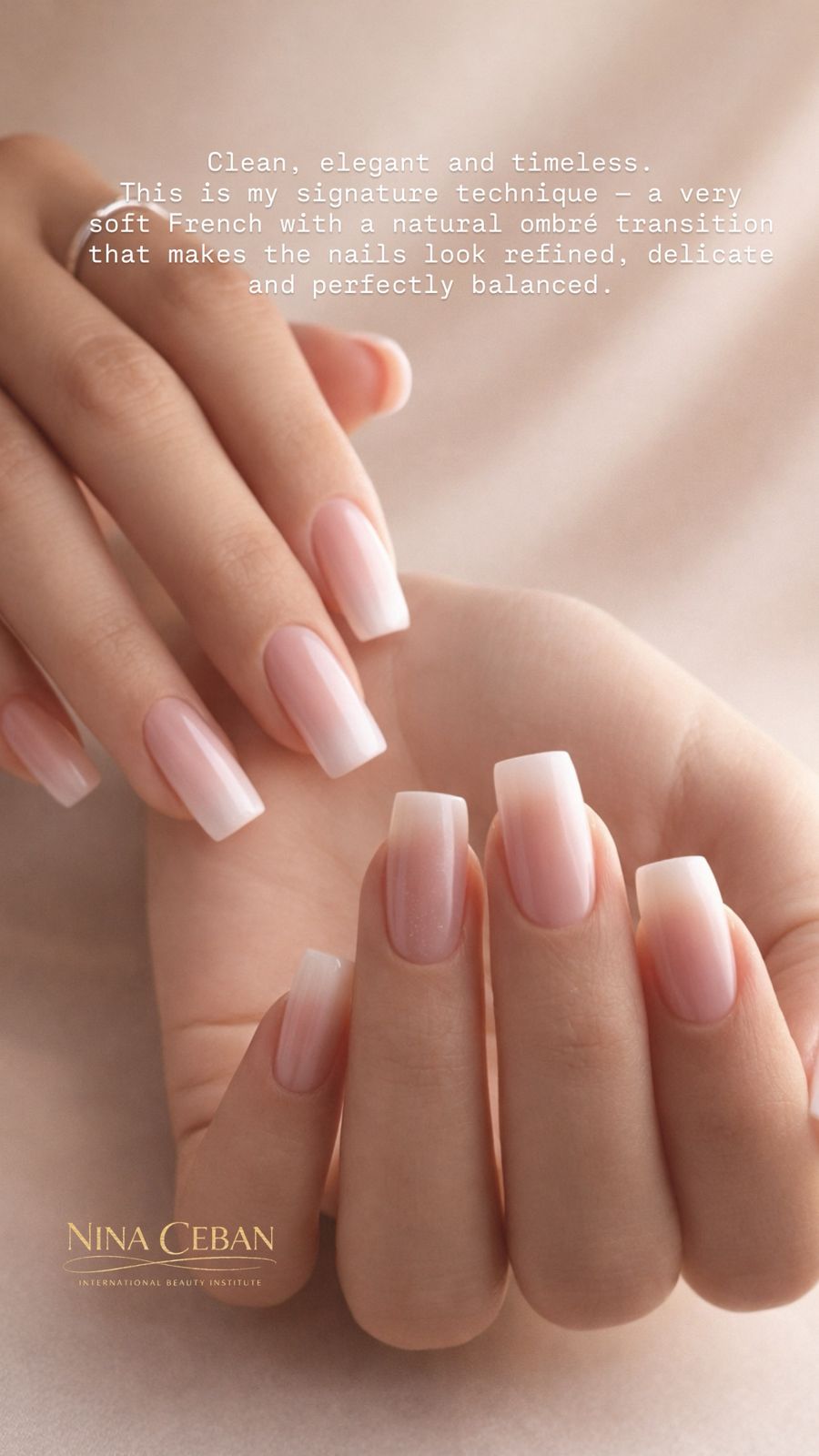 Soft French Ombré Nails
