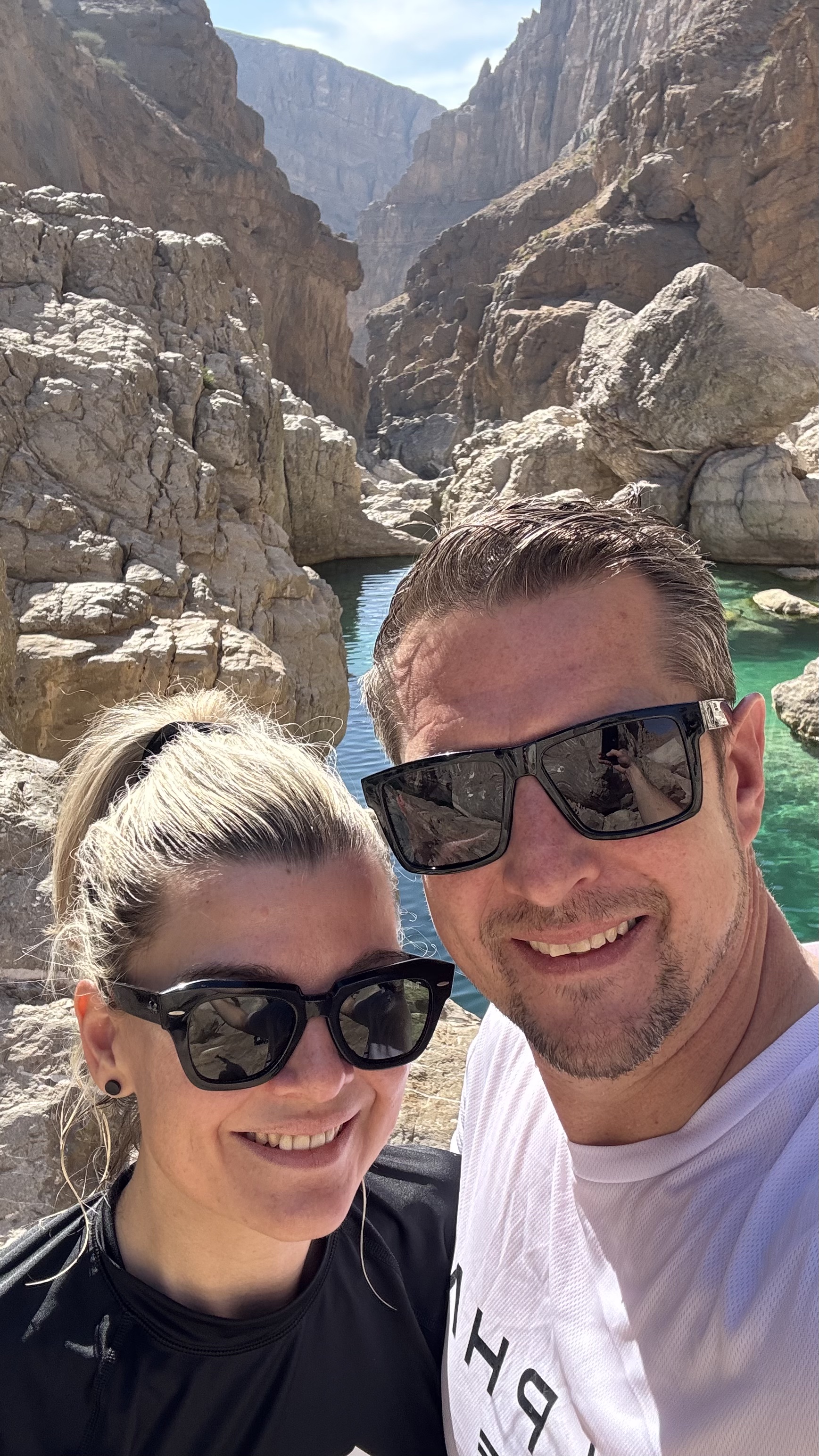 Thomas & Jasmin in Oman - Wadi Adventure