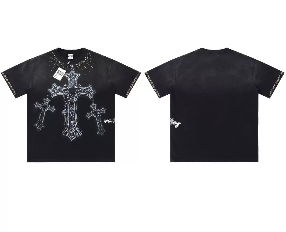 Camisa Vale Cross Studs