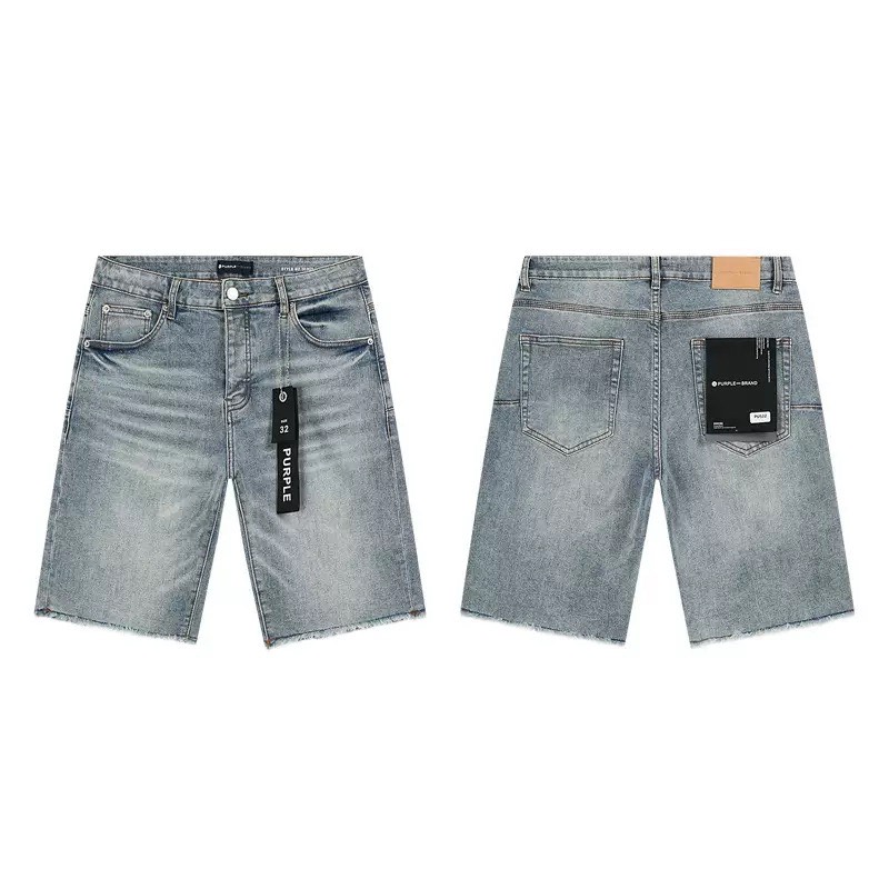 Short Purple Brand Washed