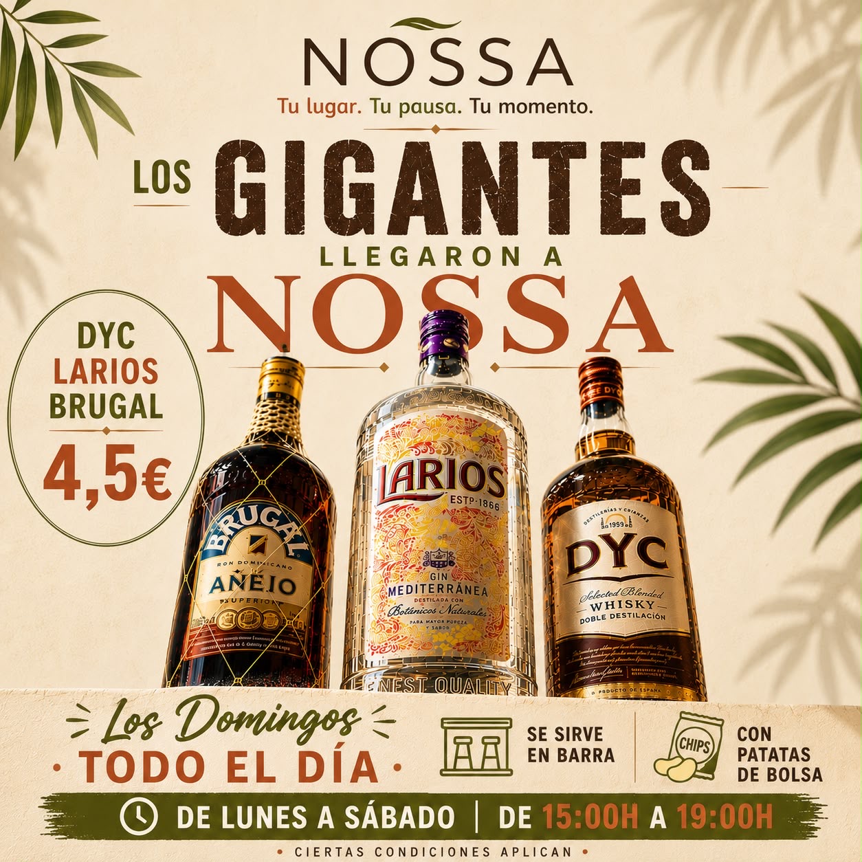 Los gigantes llegaron a Nossa