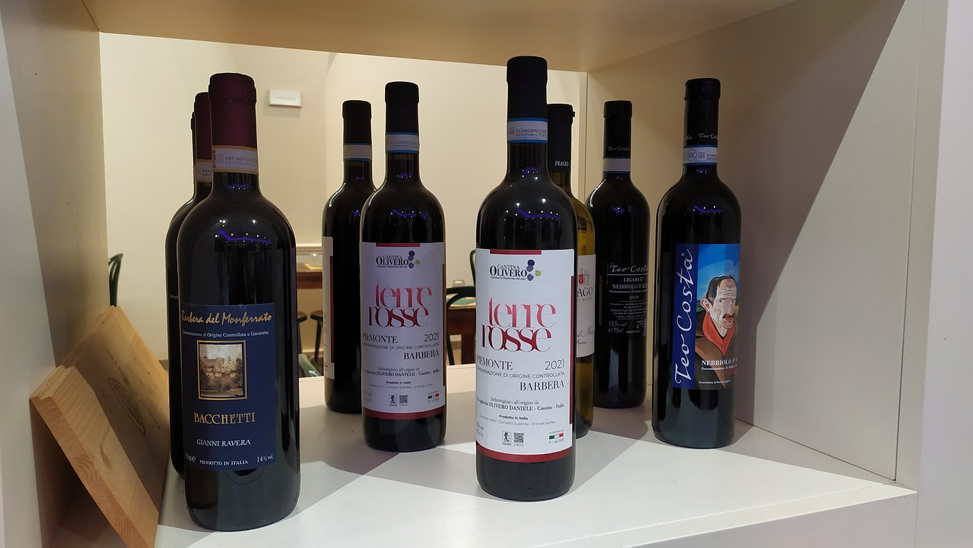 Selezione di vini del Monferrato