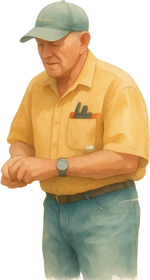 A member of the Carbon8 community, watercolour